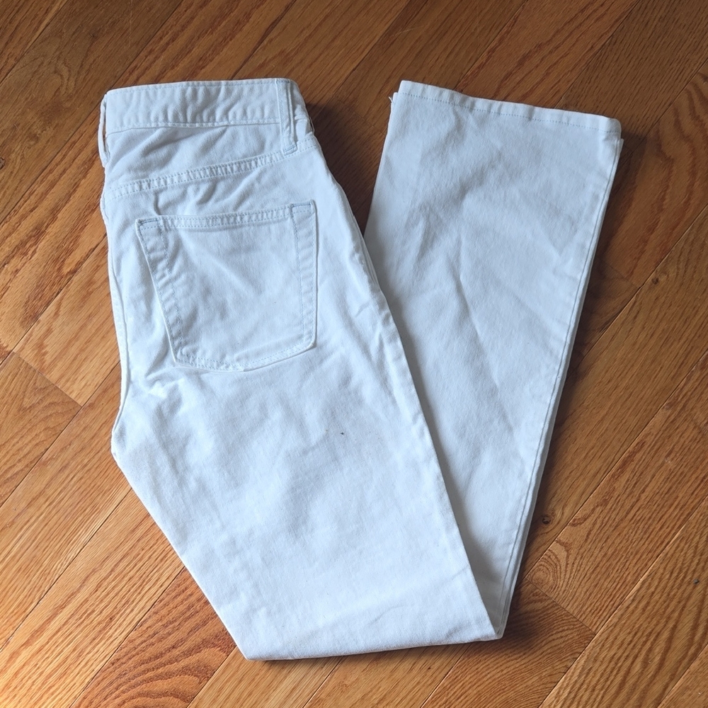 Gap Boot Cut White Denim Jeans